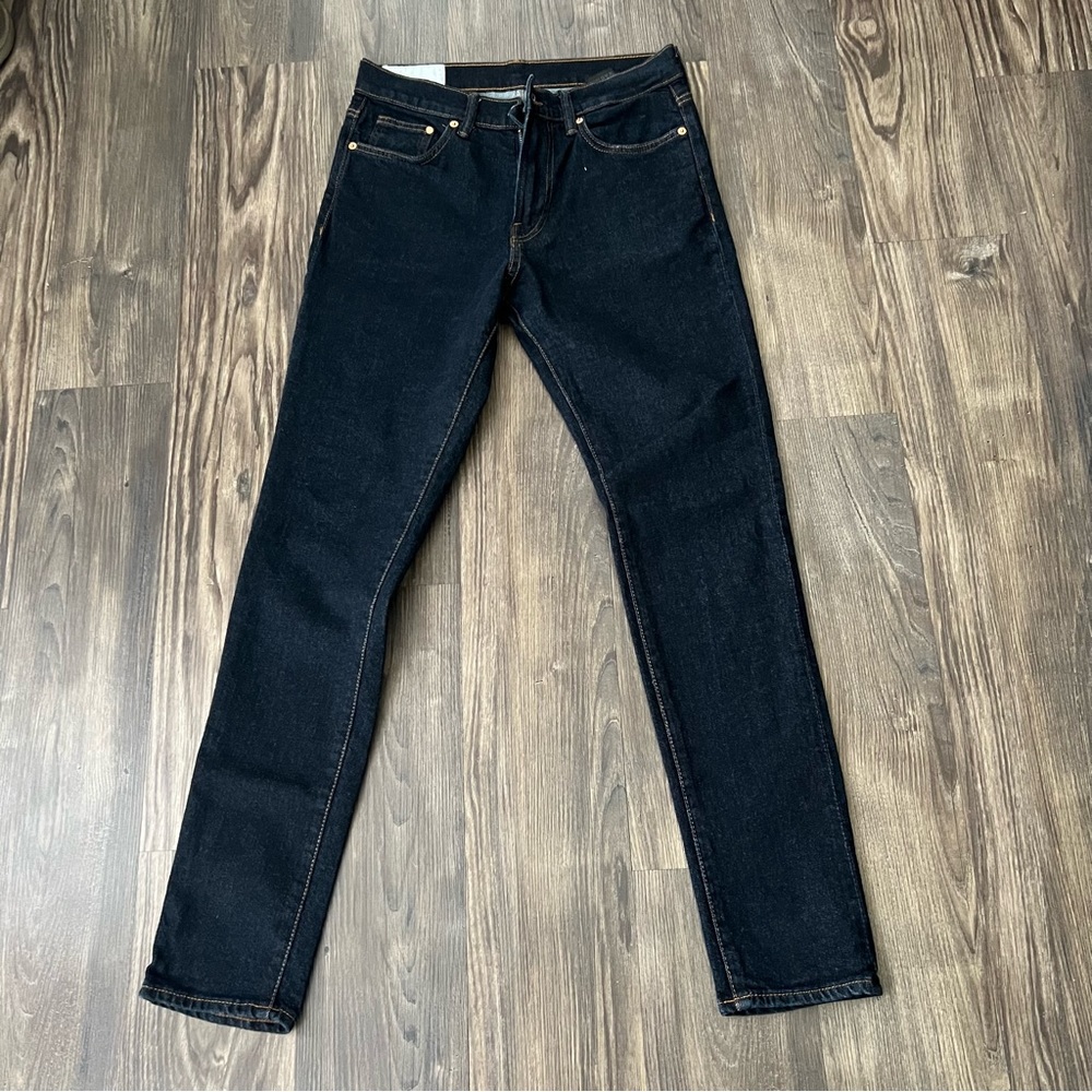 H&M Skinny Coupe Moulante High Waist Dark Denim Jeans